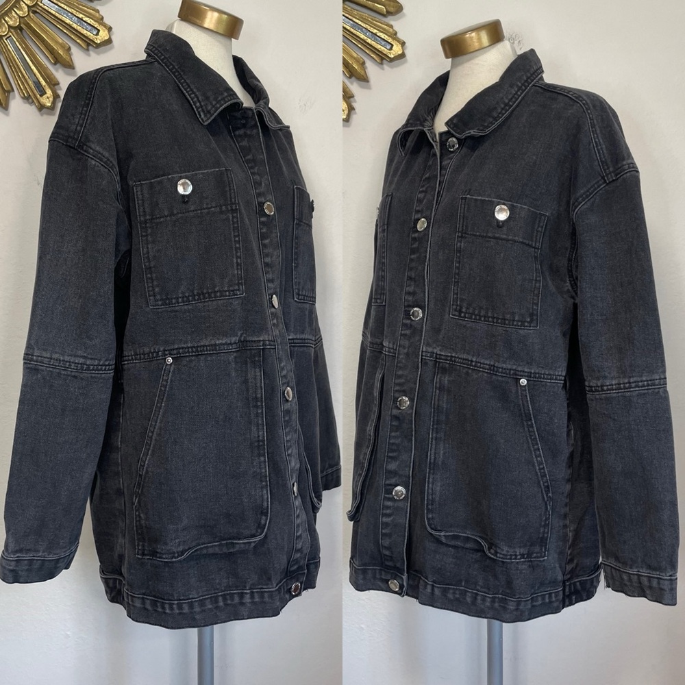 IMOS Denim Long Jacket - Picture 4 of 16